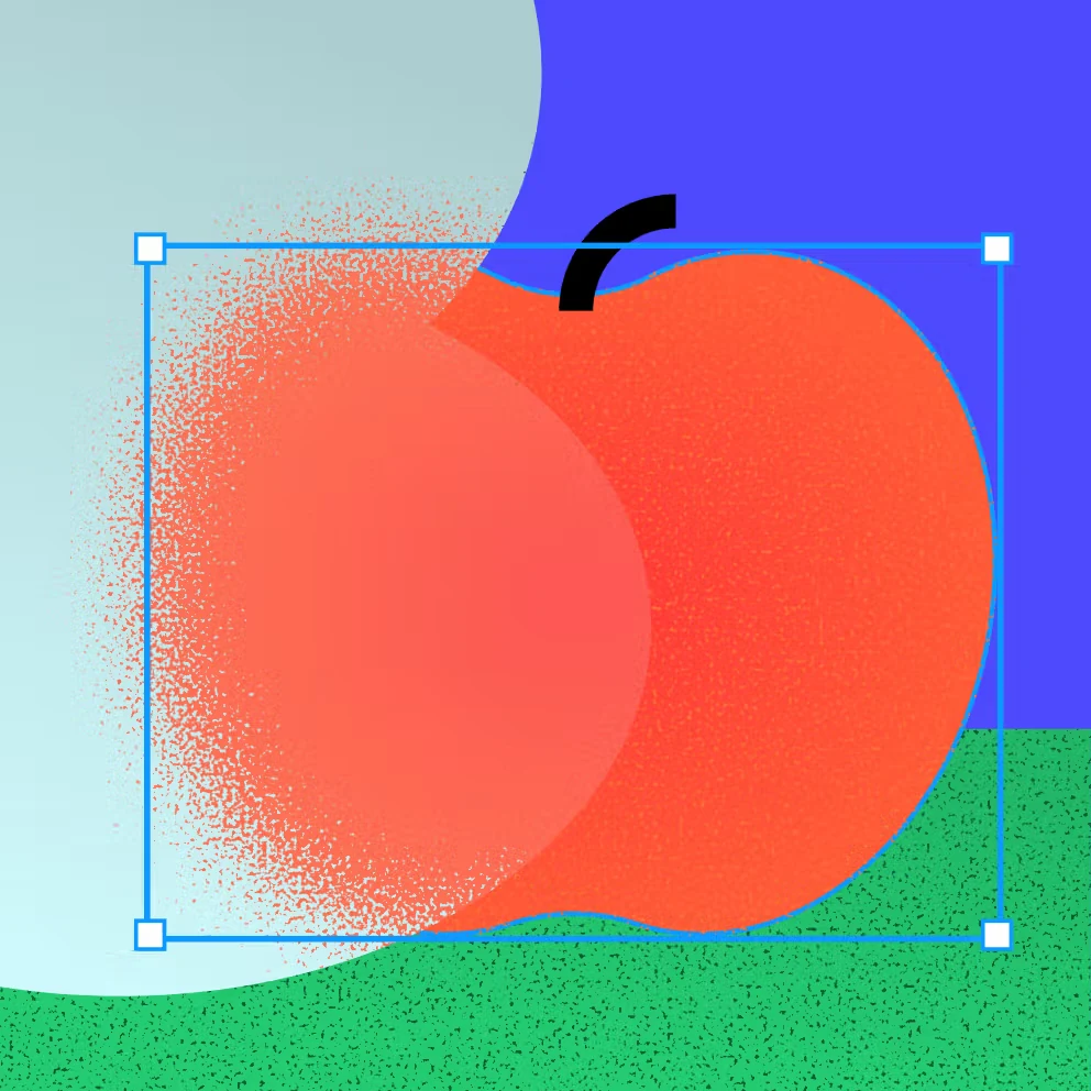 Vector editing composition reference